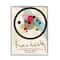 Stupell Industries Kandinsky Traditional Abstract Layered Circles Patchwork Lines in White Frame Wall Art